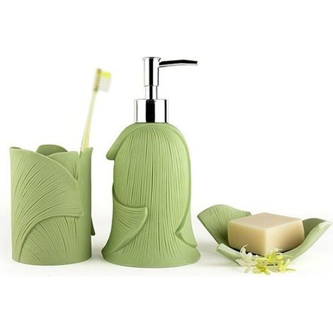 Set aus Sandstein dreiteiliges Badezimmer Set