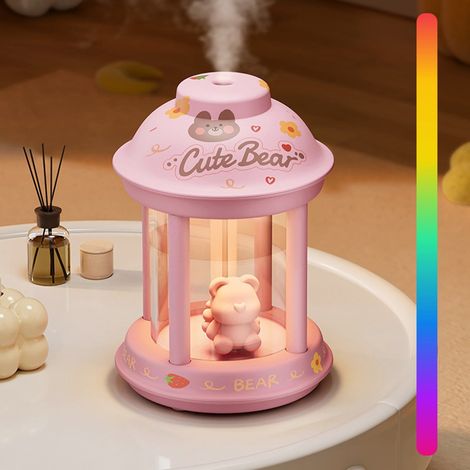 Humidificateur - 350 ml - Veilleuse Colorée - Charge Sans Fil - Silencieux - Bureau Maison Bureau (1/5)