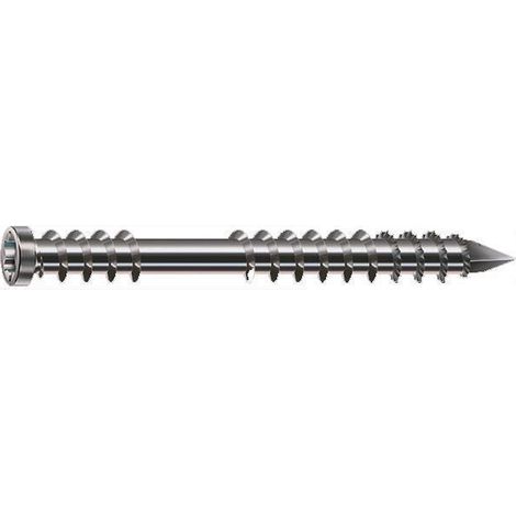 Kit de fijación para terraza exótica SPAX - 6x60 Inox A2 - 700 tornillos + 1 broca + 12 distanciadores + 5 puntas - 5000009050009 (1/2)