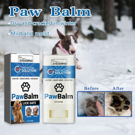 Crème pour coussinets de chien : hydrate et apaise en douceur les coussinets secs, préserve leur hydratation et les nourrit – 15 g (1/5)
