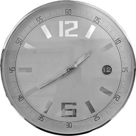 Orologio da parete in metallo a muro da cucina ufficio salone new d30 moderno forma particolare (1/5)