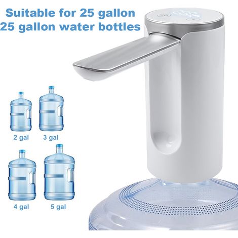 Automatischer Wasserspender mit Mengenwahl, faltbare elektrische Pumpe für Gallonenflaschen, universell mit USB-Ladefunktion (1/5)
