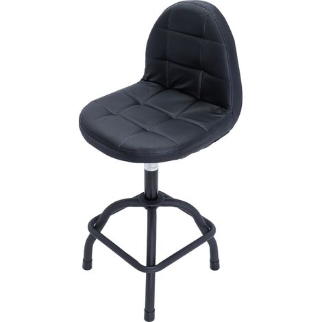 BGS  Taburete  de  taller  con  respaldo  ajustable  en  altura  -  70146 (1/4)
