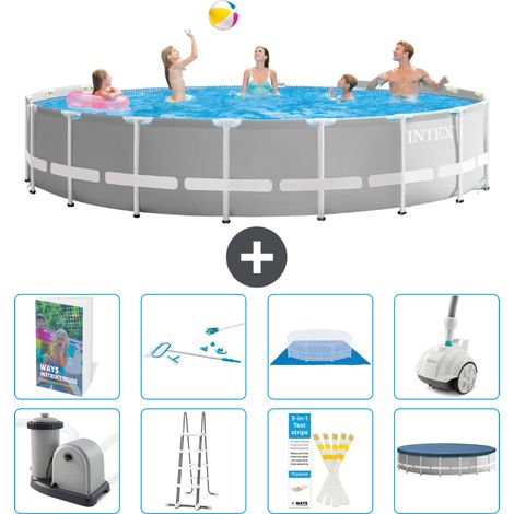 Intex Piscine Prism Frame Ronde - 549x122 cm - 9-pièces  S605