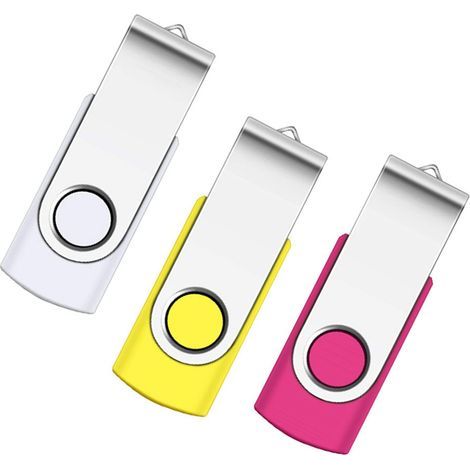 USB-Stick (2.0, 32 GB) – Zum Speichern von Daten, Fotos, Videos und Dokumenten – Kompatibel mit Computern, Smartphones und Tablets – 1 Stück (1/5)