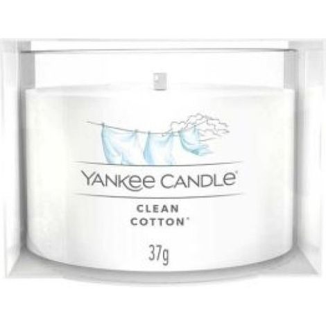 Candela Clean Cotton 37 g – Duftkerze mit frischem Baumwollaroma