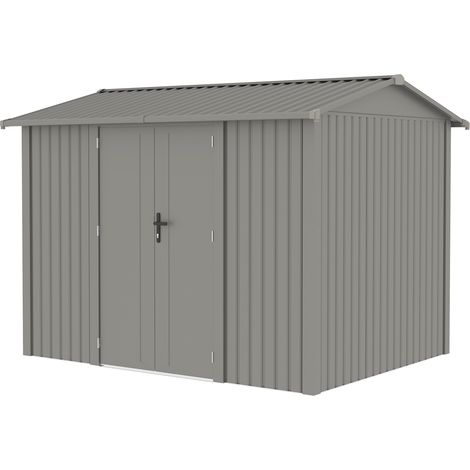 Westmann Signature Plana 530  Metall Gerätehaus mit Flachdach  Hellgrau  2,3x2,3 m (1/5)
