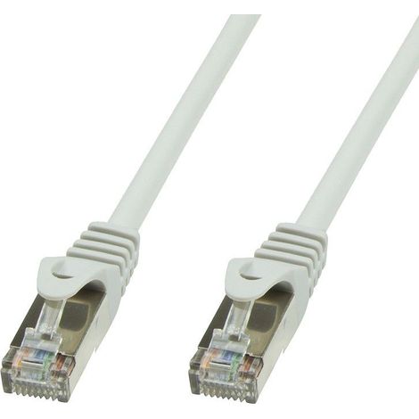 Techly Professional Cavo di rete Patch in rame Cat.6 Grigio SFTP LSZH 15m (1/2)