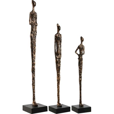 Statue élégance contemporaine en gris foncé - Gris foncé élégant et moderne