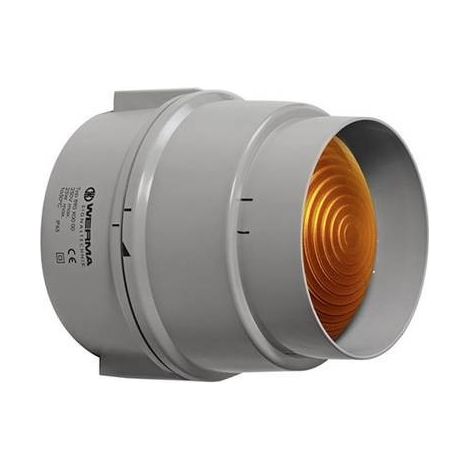 Werma Signaltechnik Segnalatore luminoso 890.300.00 890.300.00 Giallo Luce continua 12 V/AC, 12 V/DC, 24 V/AC, 24 V/DC, (1/2)