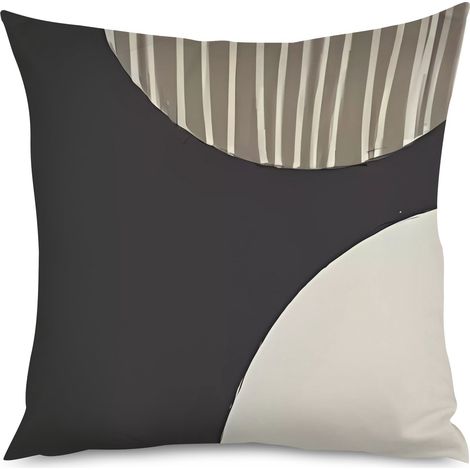 Housse de Coussin Graphique Minimaliste Maison (1/5)