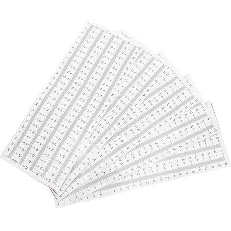 50 rubans de mesure adhésifs, règles auto-adhésives pour bois et (1/5)