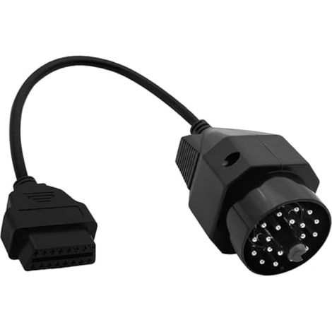 Adaptateur pour scanner de diagnostic OBD1 vers OBD2 16 broches vers 20 broches Connecteur 16 broches compatible avec BMW (1/5)