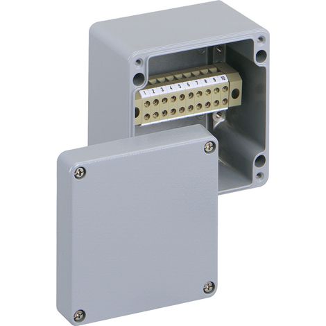Spelsberg ALR 1010-4q Reihenklemmen-Gehäuse 100 x 100 x 81  Aluminium Grau 1 St.