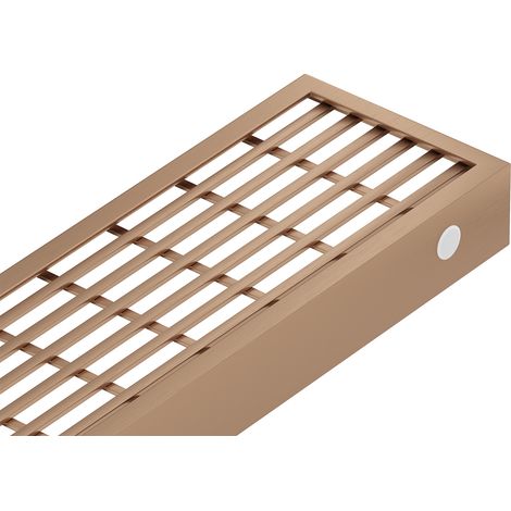 Mexen Flat M33 Abdeckung für Linienentwässerung 100 cm, gebürstetes Kupfer - 1C33100 (1/5)