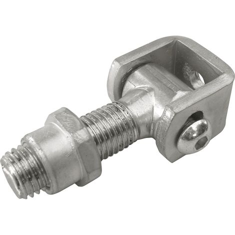 Anschweißband zweidimensional verstellbar, Stahl blank/verzinkt M 20