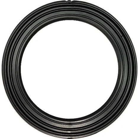 Joint noir pour bonde d'évier 80mm – PVC – Siphon 1755.397 – Diamètre extérieur 110mm – Lira