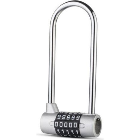 Cadenas à combinaison solide 2,75 pouces pour armoire ou porte de salle de sport – alliage de zinc réinitialisable (1/5)