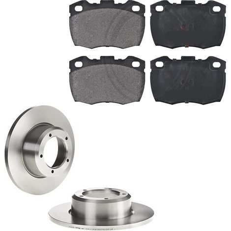 KIT FRENI ANTERIORI compatibile con LAND ROVER DEFENDER CABRIO, PICK-UP, STATION WAGON (L316) - DISCHI + PASTIGLIE OEM: FDB871 / 15615 , 16135 /SOSTITUZIONE DIRETTA/BASSA POLVERE/SILENZIOSO (1/5)