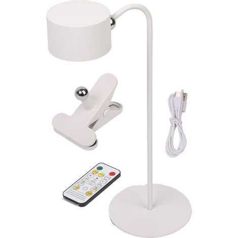 Imperia Lampada da tavolo led ricaricabile dimmerabile Stilo 3CCT 3W 90lm con telecomando e accessori bianco