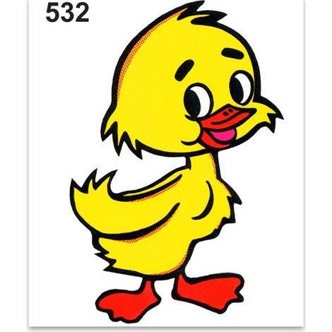 Adesivi Stickers Standard Papero 10 x 12 cm (1/4)