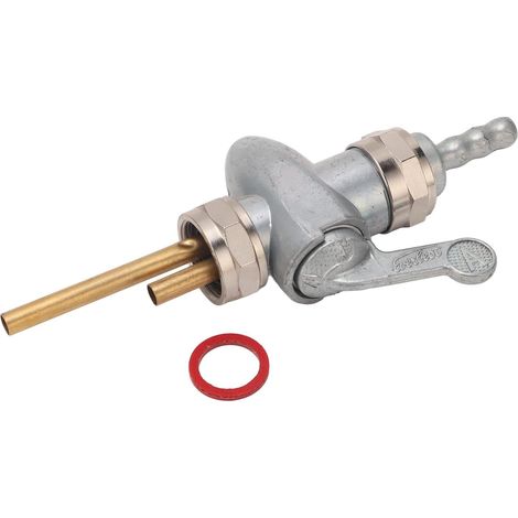 Ej.Life Motorrad Kraftstoffventil Benzinhahn Steuerschalter Metall Ersatz für R25/3 R26 R27 R50/5 R75/5 R60/6 (1/5)