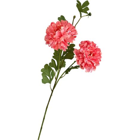 Bouquet De Pivoines Artificielles - 78 Cm - Rouge Pastel - Décoration Intérieure Et Événements - 1 Pièce (1/5)