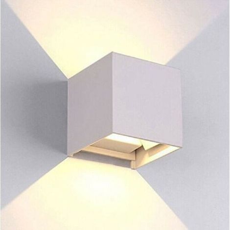 UNIVERSO ES46-B3C APPLIQUE LAMPADA DA MURO DOPPIO LED COB 12W FASCIO REGOLABILE CON SWITCH CCT PER SELEZIONE LUCE 3000K/4000K/6500K IP65