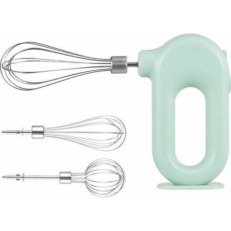 Fouet Électrique Batteur À Main Fouet Fouet À 4 Vitesses Pour La Cuisson De La Crème Aux Oeufs De Gâteau Debout Sans Fil (1/5)