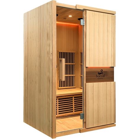 Sauna infrarouge BOREAL® CARBONE IR2 - (2 PLACES) 120x100 (1/5)