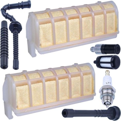 Kit de filtre à air pour séries STIHL 021 023 025 MS210 MS230 MS250, filtres à air ADEFOL   Tuyau d'essence   Filtre à carburant   Bougie (1/5)
