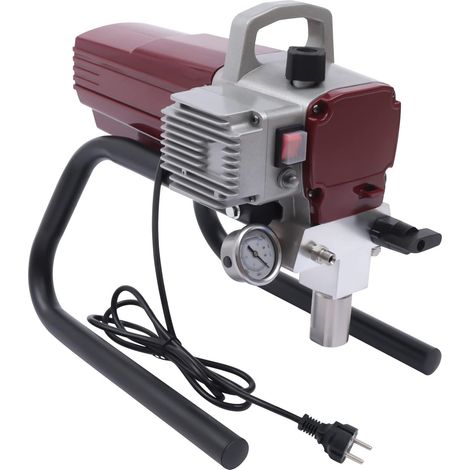 Airless Spritzlackiermaschine,Airless-Farbspritzgerät,1800W Sprühpistole Airless-Spritzlackiermaschine Wandlackierpistole 50 Hz Airless Farbsprühgerät with 10m Schlauch