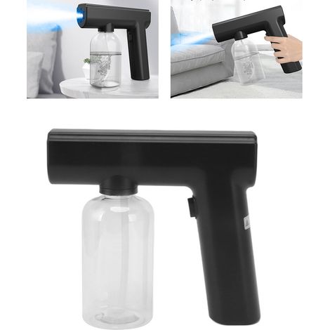 Pulvérisateur professionnel à lumière bleue, pulvérisateur rechargeable, appareil portable de 300 ml pour une utilisation sans contact, adapté aux salons, salles de bains, voitures et centres commerci (1/5)