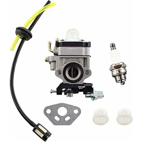 1 Kit carburateur, durite, filtre, bougie pour débroussailleuse AL-KO BC410, BC4535, moteur 22-36 cm³ (1/5)