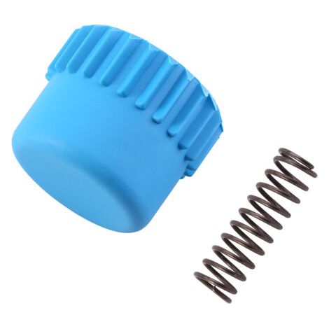 Accessoires de Coupe pour Débroussailleuse T35 Bleu Couvercle et Ressort - (1/3)