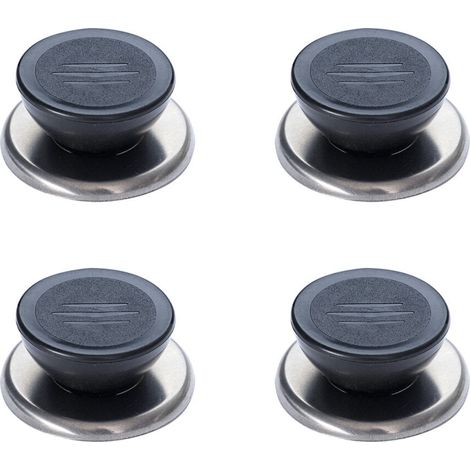 pomos para ollas, acero inoxidable, resistentes a altas temperaturas, orificio de 6-10 mm, para cocina. (1/5)