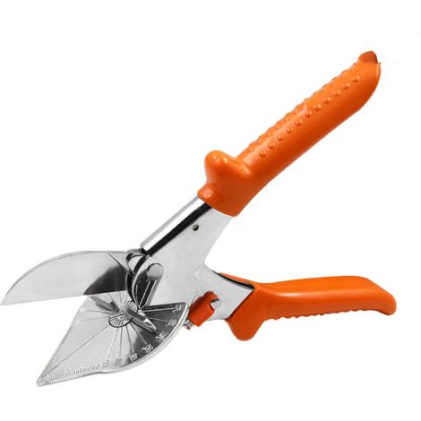 Taglierina regolabile con angolo obliquo (45°-135°) con lama SK5 per PVC, profili in legno, modanature e quarti di cerchio. (1/5)