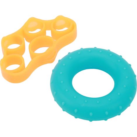 Anneau de renforcement de la force de préhension en silicone de 40 lb pour soulager le syndrome du canal carpien, extenseur de doigts de 11 lb (1/5)