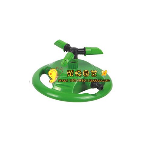 Arroseur rotatif 360° - Sans marque - Modèle 3 bras - Plastique robuste, portée 5m, idéal jardin et pelouse, connexion standard