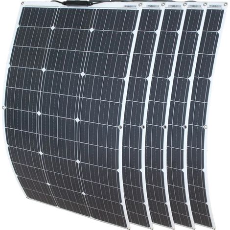 Pannello solare flessibile, potenza 100W, tecnologia monocristallina (1/2)