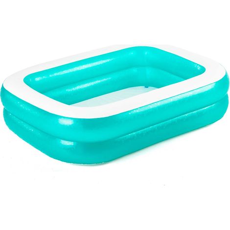 Bestway Piscina Hinchable 2 Camaras Rectangular 201x150x51 cm +6 Años Jardin 54005