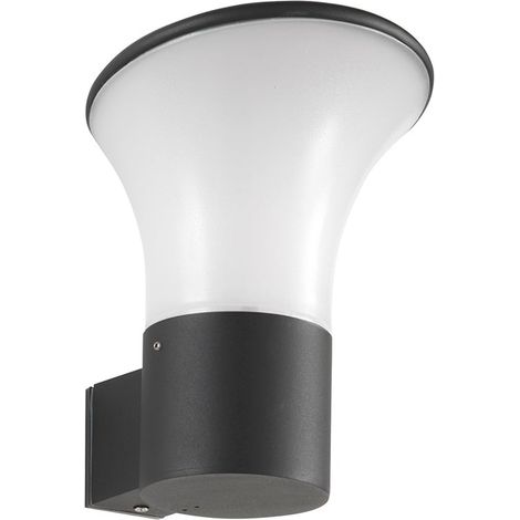 Applique extérieure en aluminium IP54 pour jardin Ares - Noir (1/3)