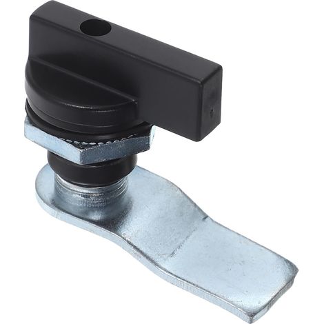 Verrou à came Alipis MS406 avec poignée noire pour armoires (1/5)