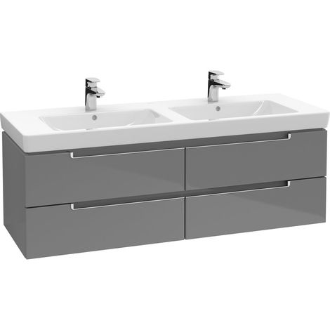 Villeroy & Boch Meuble-lavabo XL Subway 2.0 A699, Coloris: Blanc mat, poignée : chrome brillant - A69910MS (1/3)