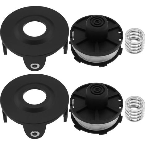 2 Sets of Replacement Spools for Grass Trimmer, Diameter 1.6 mm, Replacement Part 195858-1 196146-9, Compatible with MAKITA DUR141 DUR181 (1/5)