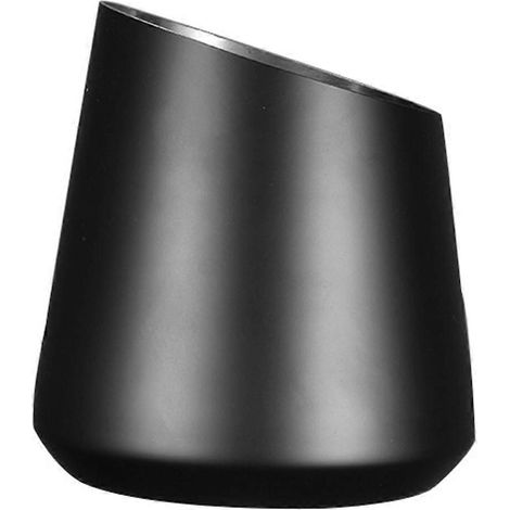 Seau à glace en acier inoxydable, seau à champagne, seau à glace pour bar, seau à bière, ornement décoratif, noir (1/5)
