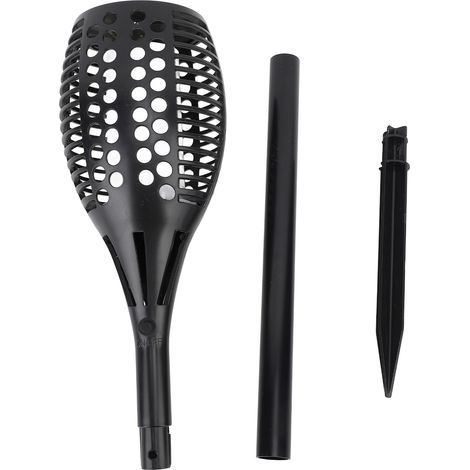 Lampe torche solaire avec flamme vacillante colorée RVB 30LM IP65 LED étanche lumières extérieures pour jardin pelouse cour (1/5)