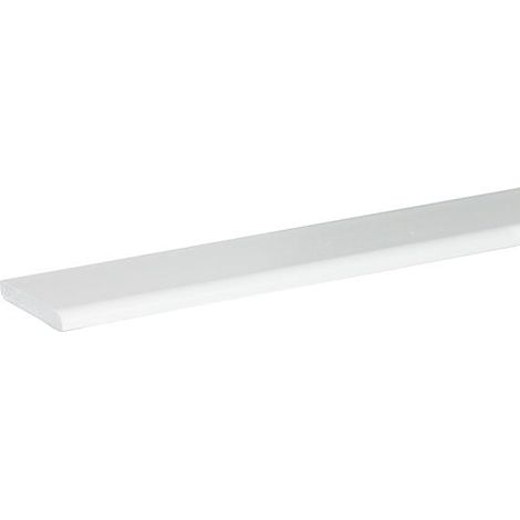 Primo Wandleiste 90 cm 55 x 9 mm weiß Leisten