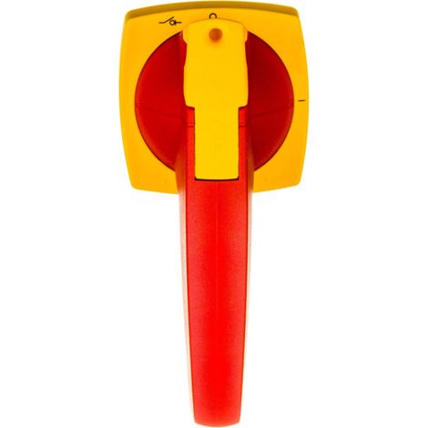 Azionamento porta tipo D/P giallo-rosso per sezionatori DMV250N/400N K3KDR/P 1818096