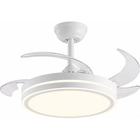 Ventilatore Soffitto 42" LED 60W Pale Retrattili Telecomando (1/5)